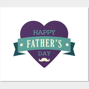 Happy Father's Day Holiday Dads Posters and Art